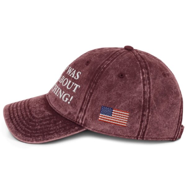 Trump Was Right About Everything Maroon Vintage Cap