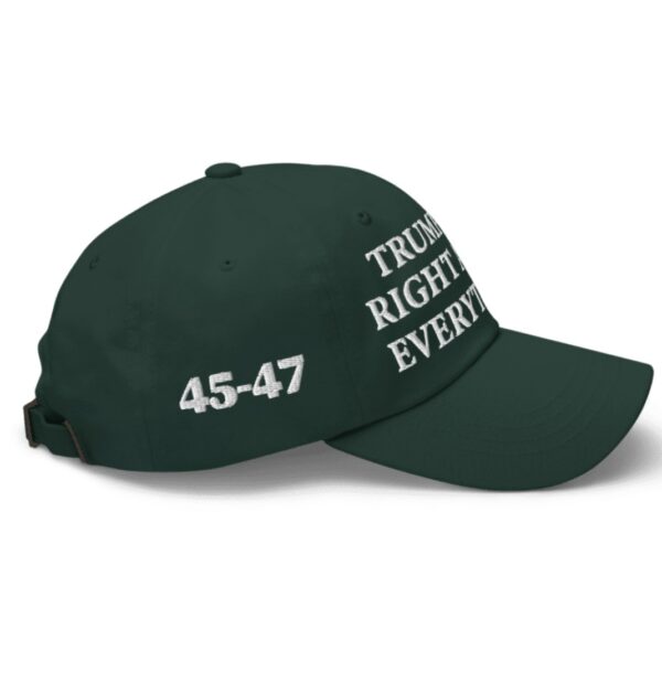 Trump Was Right About Everything Spruce Hat